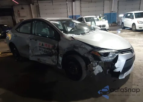 2014 Toyota Corolla Le z USA, uszkodzony, nr VIN 2T1BURHE6EC199845